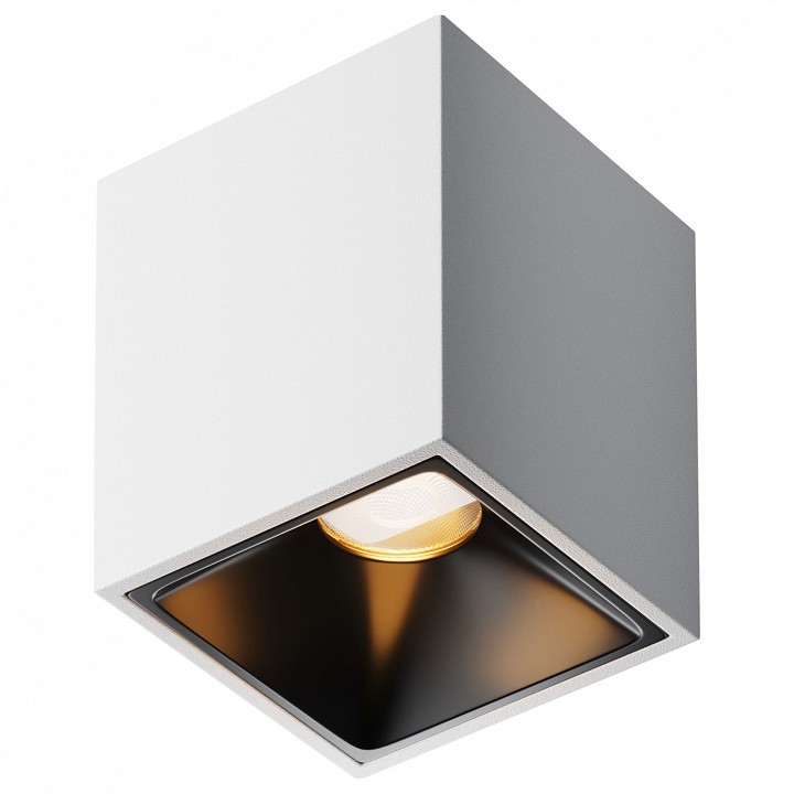 Накладной светильник maytoni technical alfa led c065cl-8w2.7k-sq-wb