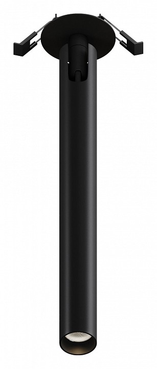 Встраиваемый светильник на штанге maytoni focus t c141rs-l300-6w3k-b