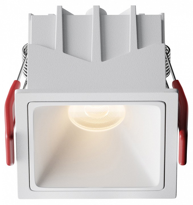Встраиваемый светильник maytoni alfa led dl043-01-10w3k-sq-w-1