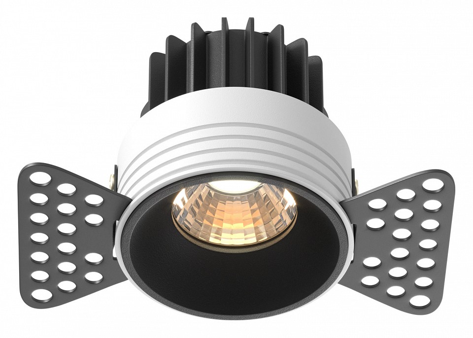 Встраиваемый светильник maytoni round dl058-7w3k-trs-b