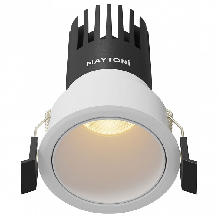 Встраиваемый светильник maytoni dip dl116-10w-2.7k-w