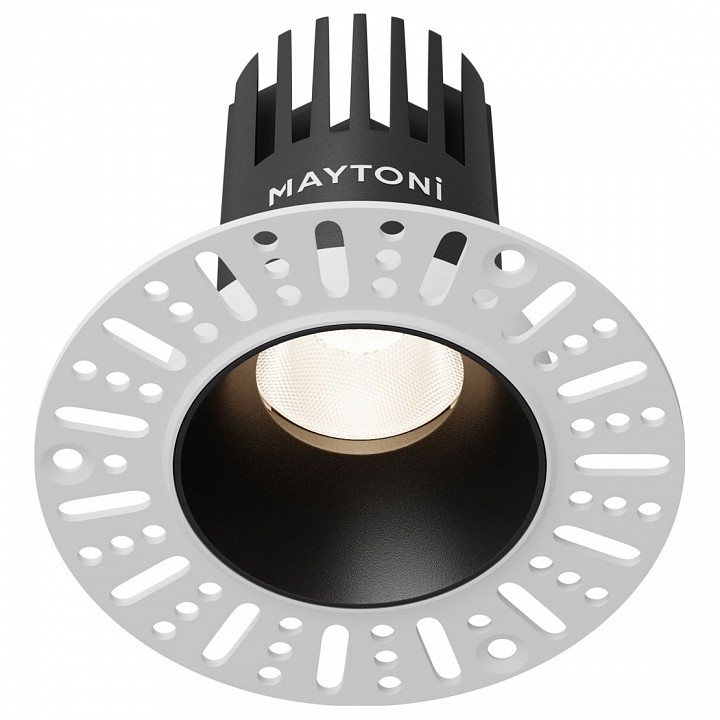 Встраиваемый светильник maytoni dip dl119-10w-4k-trs-b