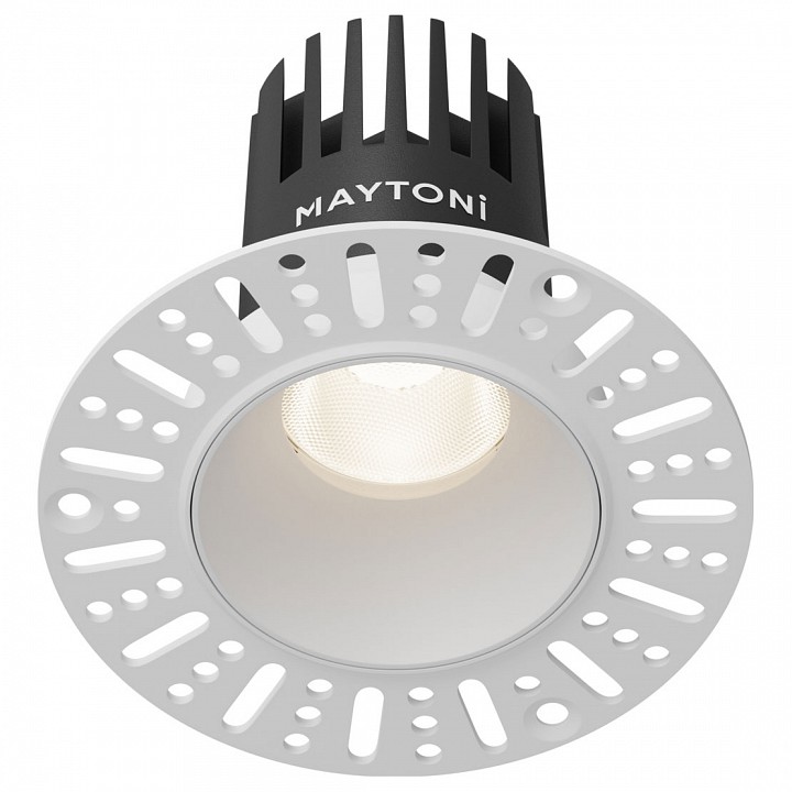 Встраиваемый светильник maytoni dip dl119-10w-4k-trs-w