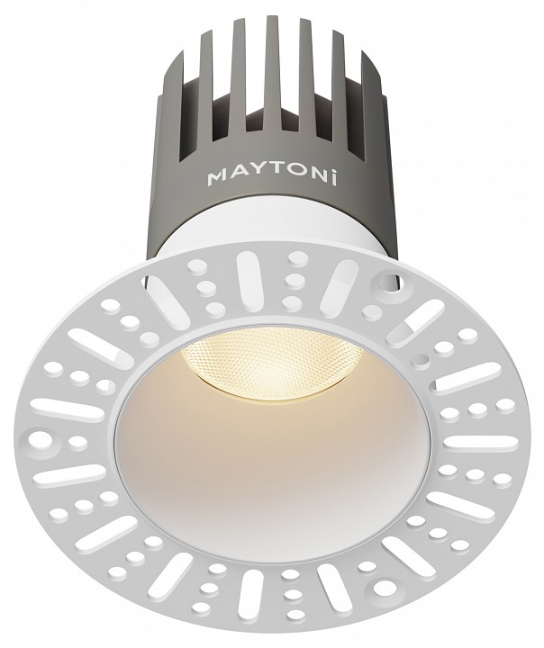 Встраиваемый светильник maytoni  dl122-15w-3k-trs-w