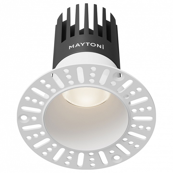 Встраиваемый светильник maytoni dip dl122-15w-4k-trs-w