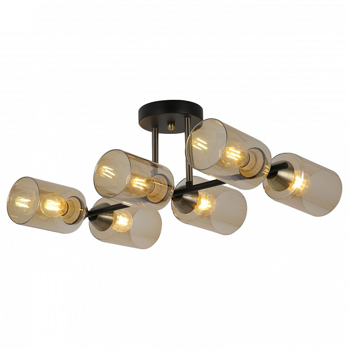 Люстра на штанге freya glow fr5129pl-06b