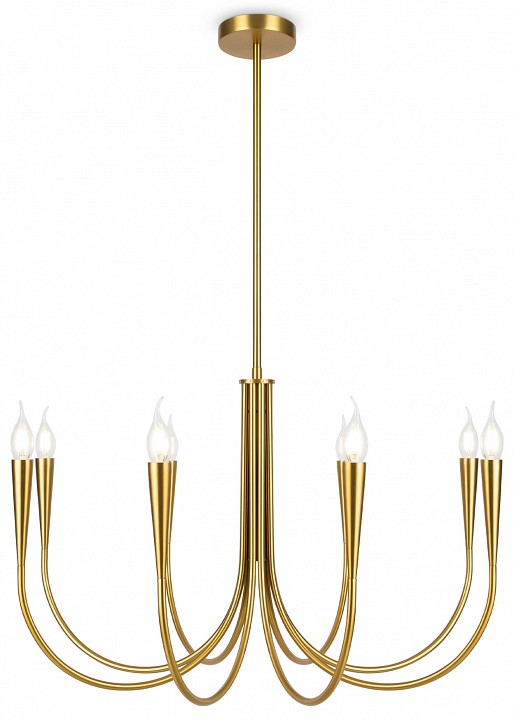 Люстра на штанге freya branches fr5253pl-08bs