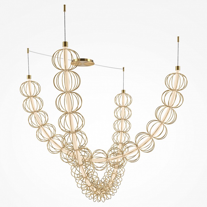 Подвесной светильник maytoni golden cage mod216pl-l55g3k