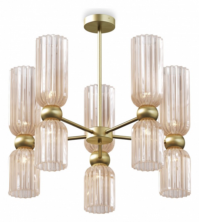 Люстра на штанге maytoni antic mod302pl-10cg