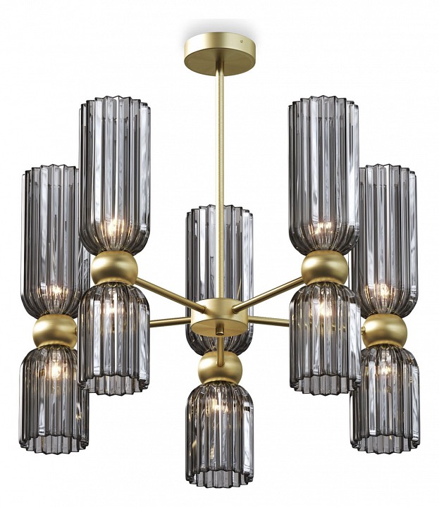 Люстра на штанге maytoni antic mod302pl-10gr