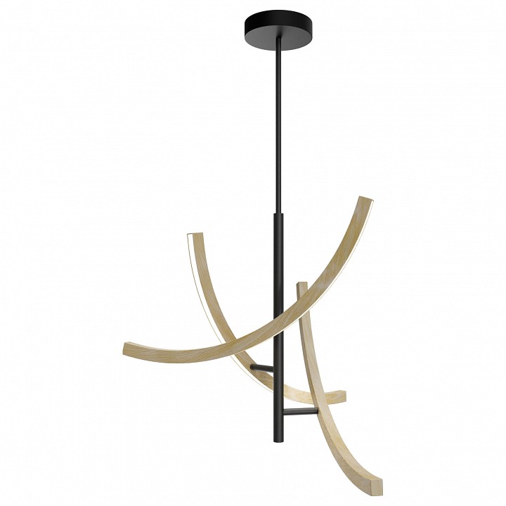 Люстра на штанге maytoni wabi mod428pl-l27bk