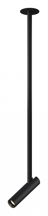 Встраиваемый светильник на штанге maytoni focus t p141rs-l125-6w3k-b