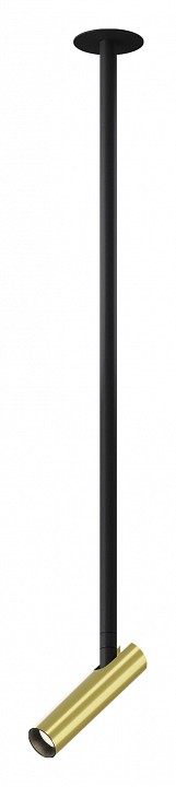 Встраиваемый светильник на штанге maytoni focus t p141rs-l125-6w3k-bbs