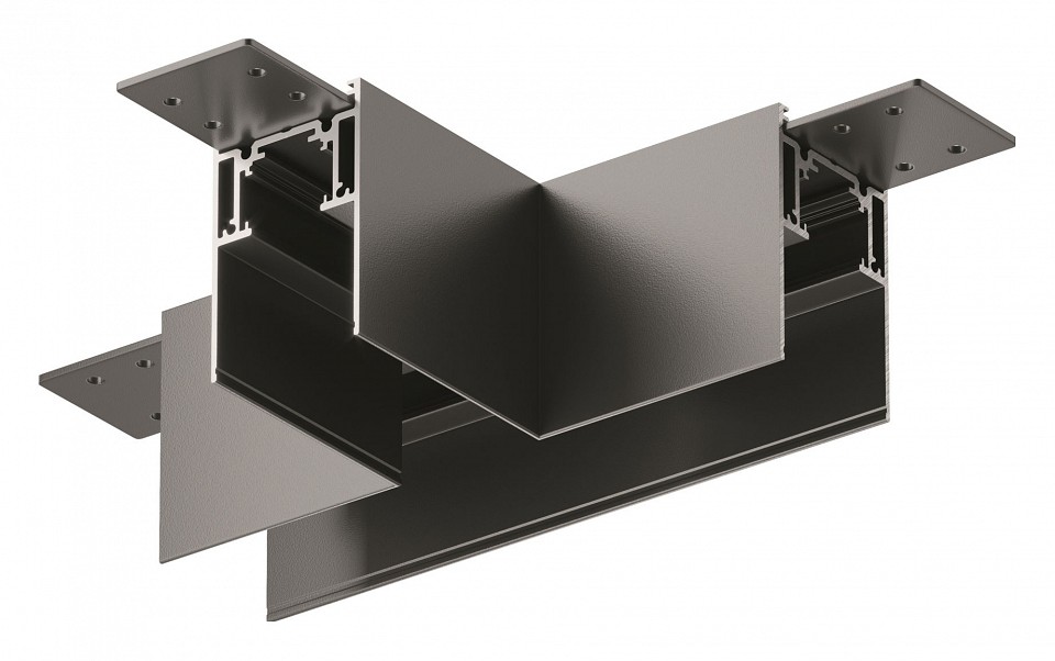 Соединитель t-образный для треков накладных maytoni accessories for tracks gravity tra010ct-41b