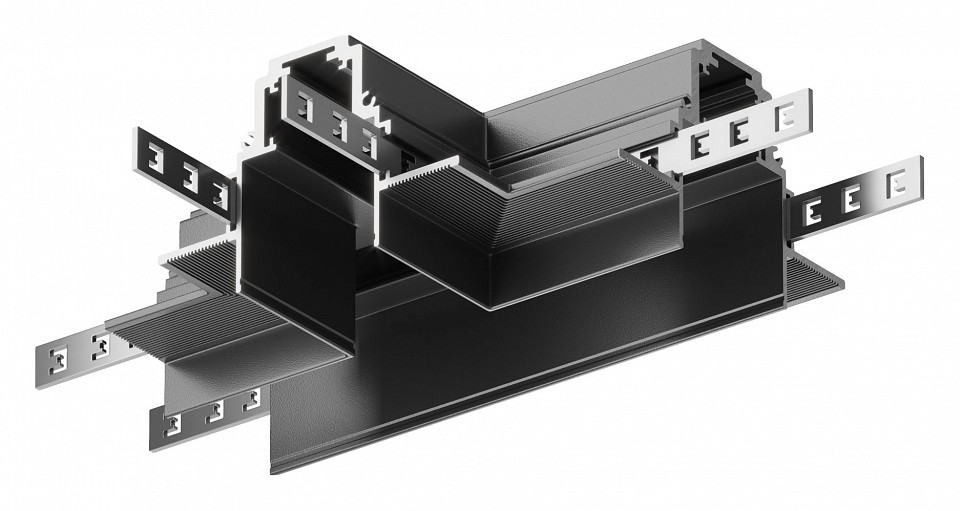 Соединитель t-образный для треков накладных maytoni accessories for tracks gravity tra010ct-42b