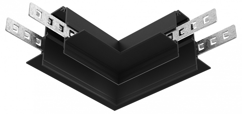Соединитель угловой l-образный для треков встраиваемых maytoni accessories for tracks exility tra034cl-42.12b