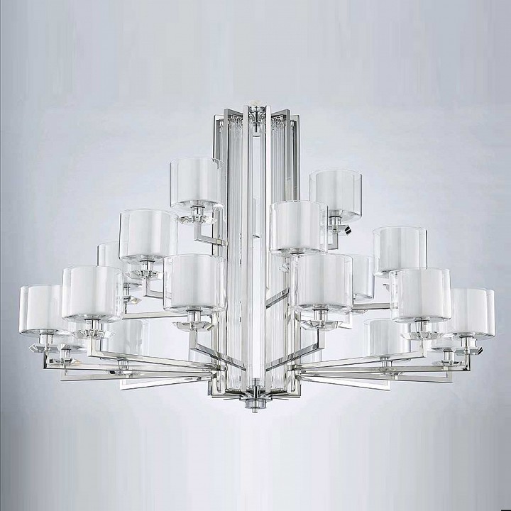 Потолочная люстра newport 4400 4412+6+3/c chrome