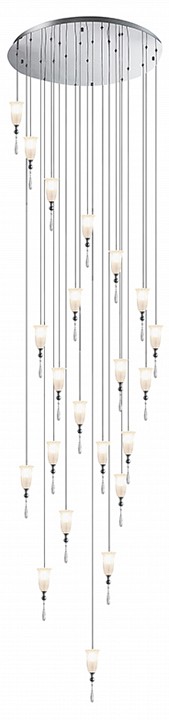 Подвесная люстра newport 4800 4812+10/s chrome