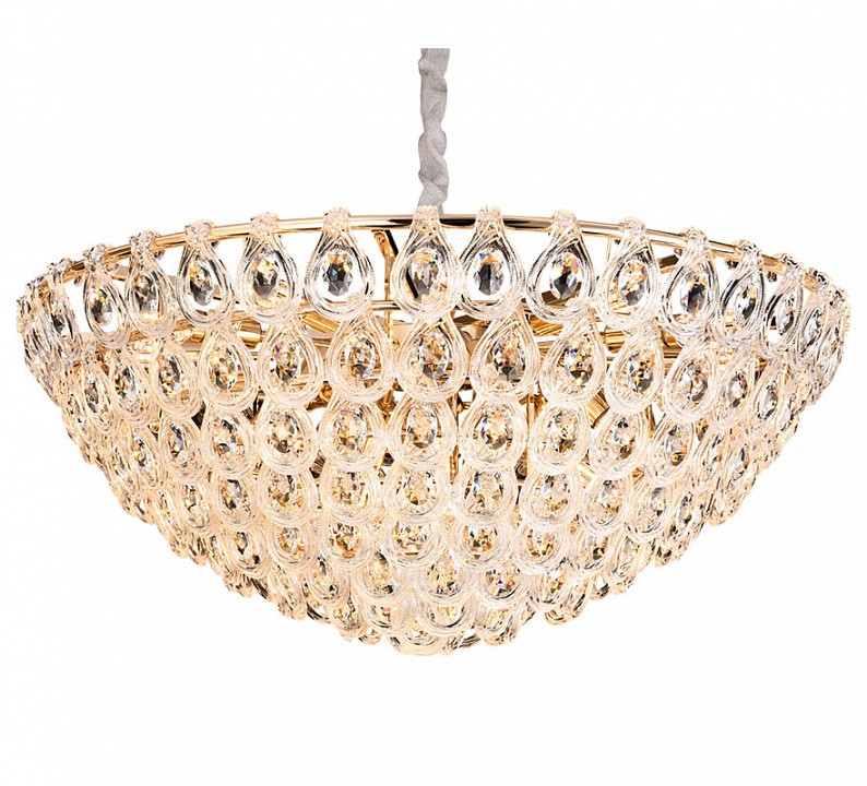 Подвесная люстра newport 5250 5259+14/c gold