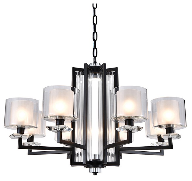 Подвесная люстра newport alexandra 4408+1/c black+gold