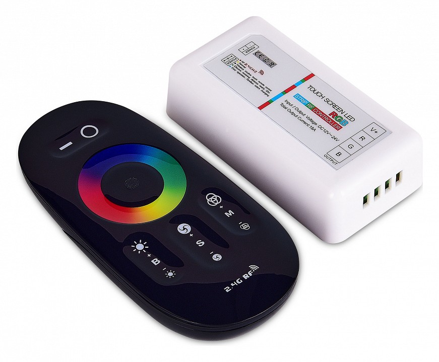 Контроллер-регулятор цвета rgbw с пультом ду st-luce st9002 st9002.500.00rgbw