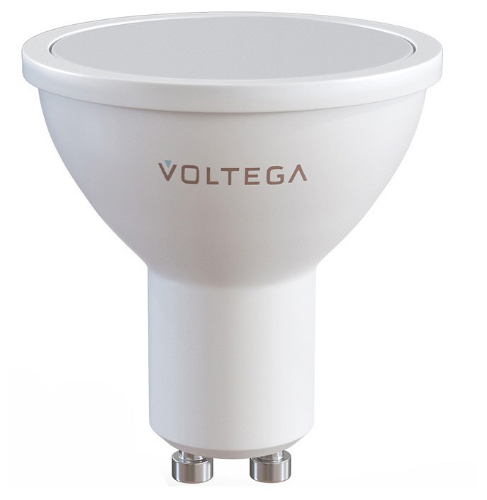 Лампа светодиодная voltega simple gu10 5вт 2700k 7238