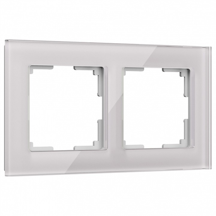 Рамка на 2 поста werkel favorit (дымчатый) w0021117