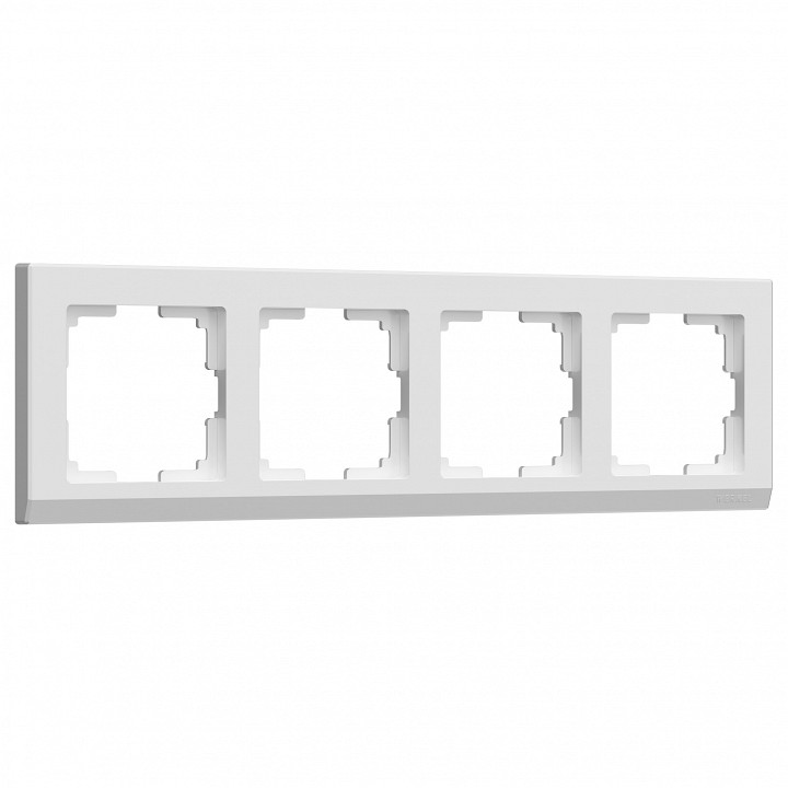 Рамка на 4 поста werkel stark (белый) w0041801