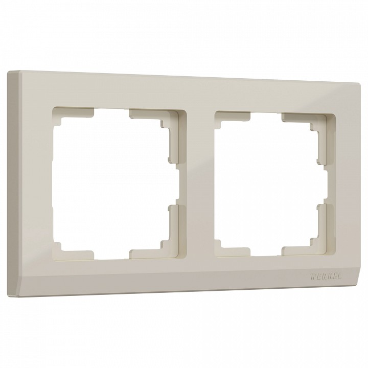 Рамка на 2 поста werkel stark (слоновая кость) w0021803