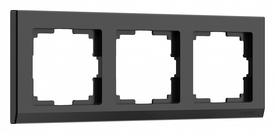 Рамка на 3 поста werkel stark (черный) w0031808