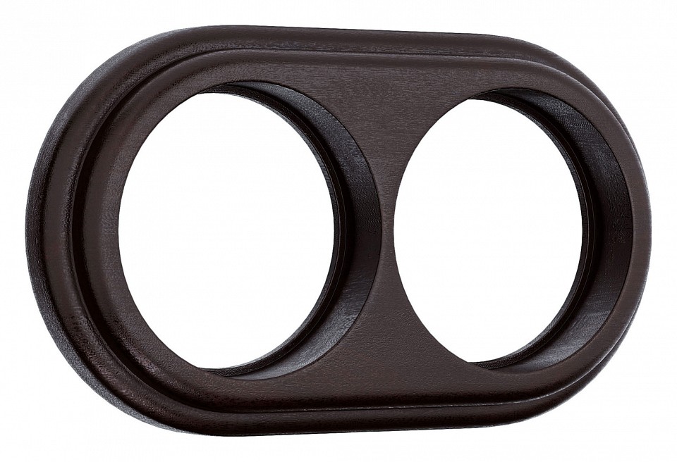 Рамка на 2 поста werkel ретро (венге) w0025226