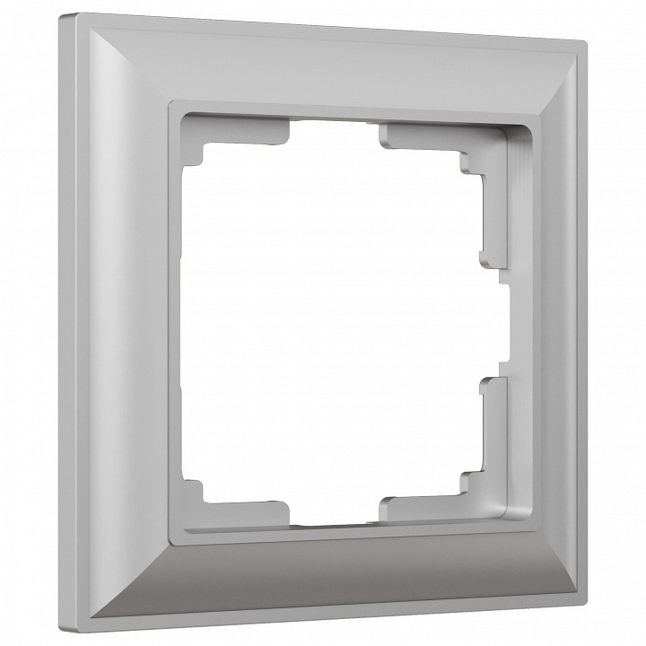 Рамка на 1 пост werkel fiore (серебряный) w0012206