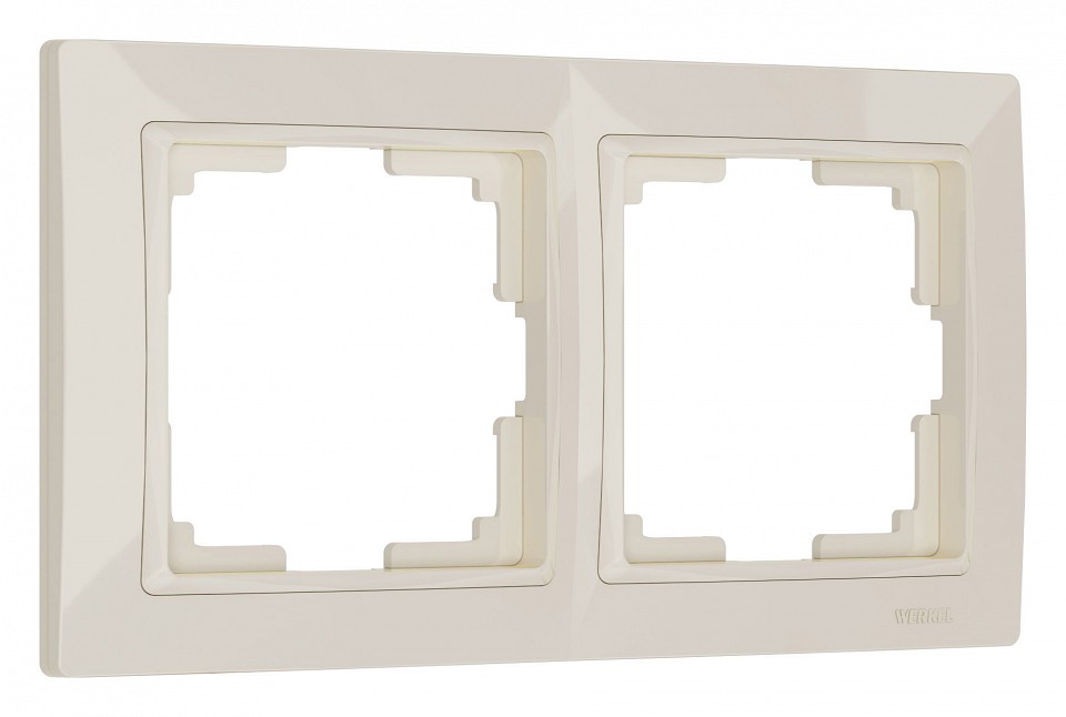 Рамка на 2 поста werkel snabb basic (слоновая кость) w0022003