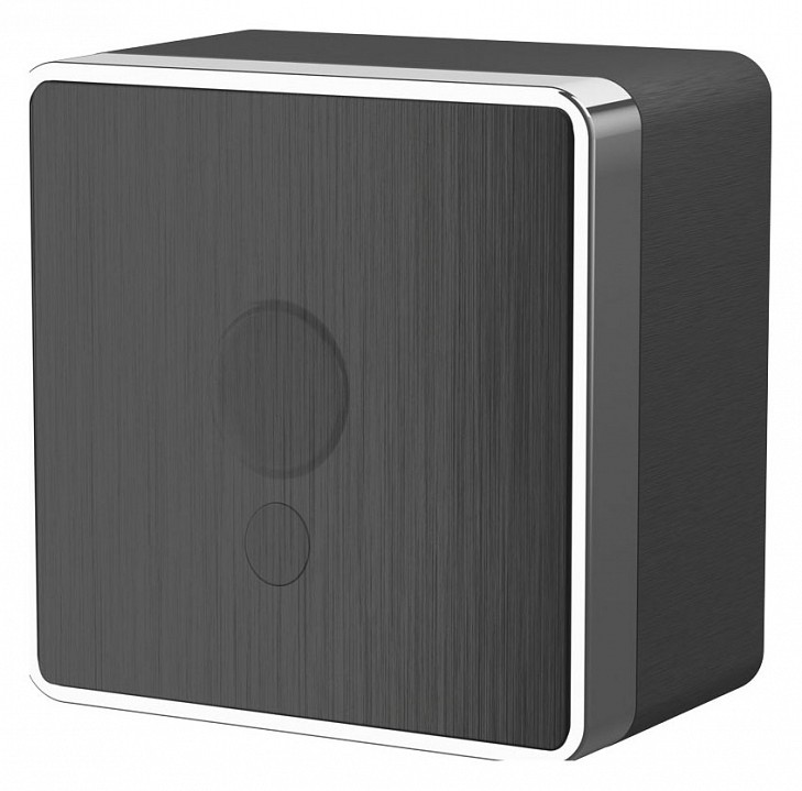 Розетка для вывода кабеля werkel gallant (графит рифленый) w5050204