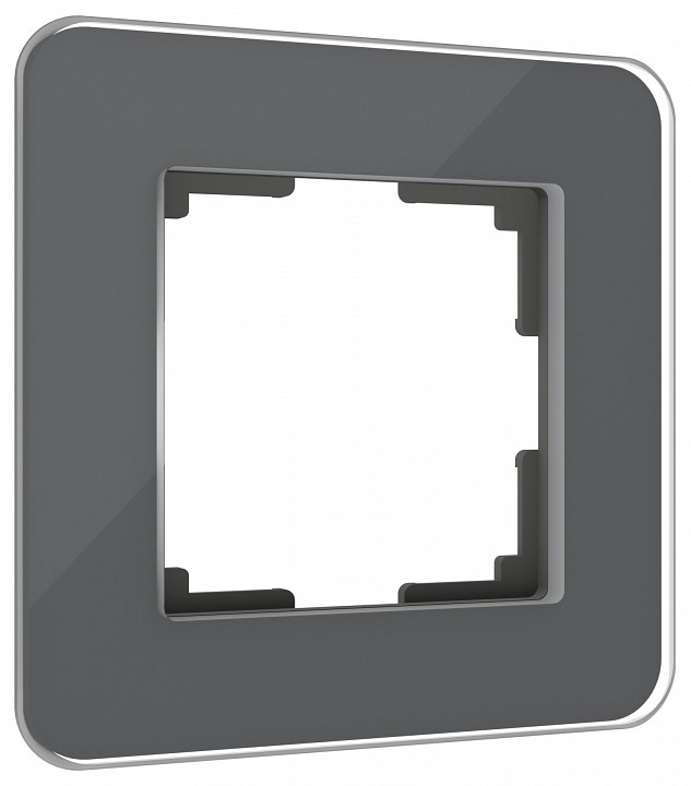 Рамка на 1 пост werkel elite (графит, Стекло) w0012440