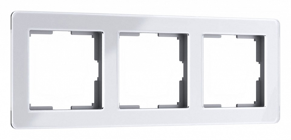 Рамка на 3 поста werkel acrylic (белый) w0032701