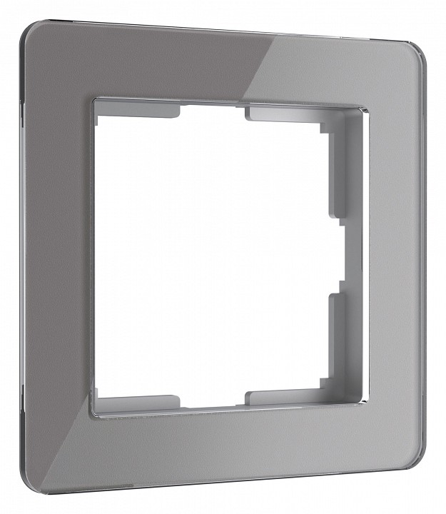 Рамка на 1 пост werkel acrylic (графит) w0012704