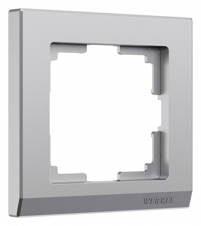 Рамка на 1 пост werkel stark (серебряный матовый) w0011865