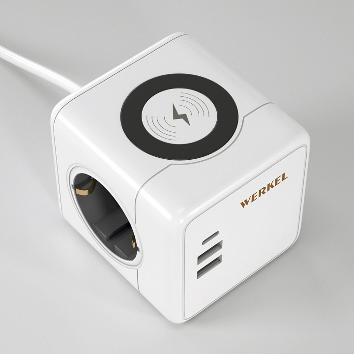 Сетевой фильтр werkel розеточный блок белый w6513501