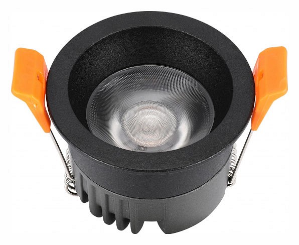 Встраиваемый светильник iledex technical mars 107-7w-d64-4000k-24dg-bk