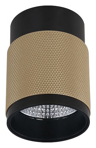 Накладной светильник iledex delta 1955-10w-3000k-36 bk+br