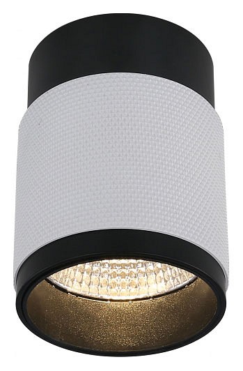 Накладной светильник iledex delta 1955-10w-3000k-36 bk+wh