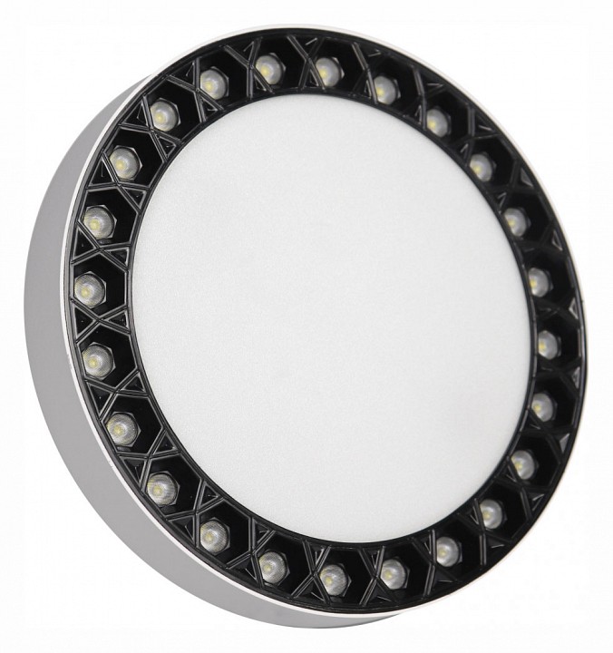 Накладной светильник iledex technical mercury 5552-36w-d217-3/4k-wh+bk