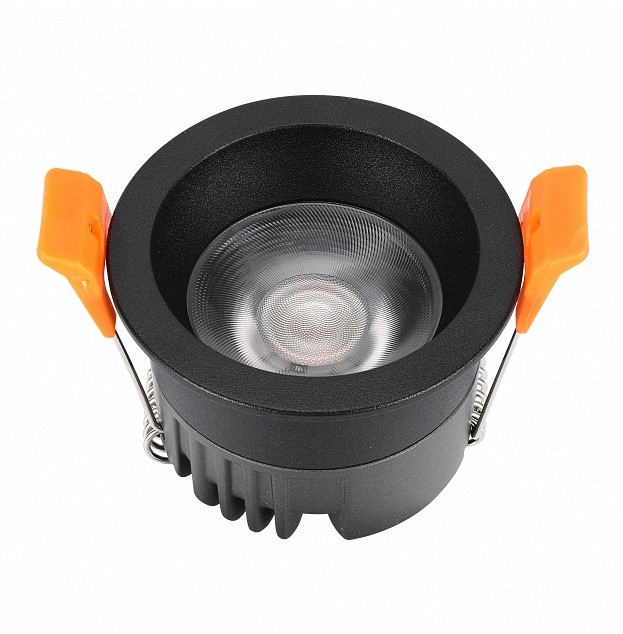 Встраиваемый светильник iledex technical mars dim 107-7w-d64-4000k-24dg-bk