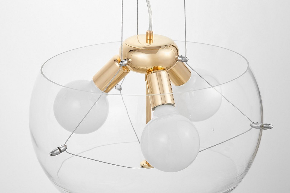 Подвесной светильник lumina deco globo ldp 6018-400 pr+f.gd