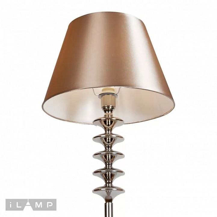 Торшер ilamp rolling f2406-1 nickel