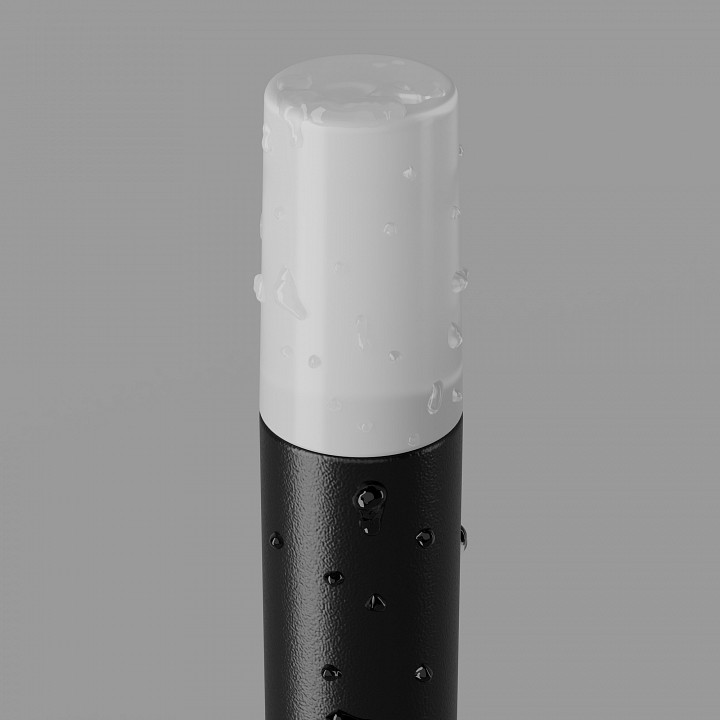 Наземный высокий светильник maytoni spear o441fl-l1gf3k