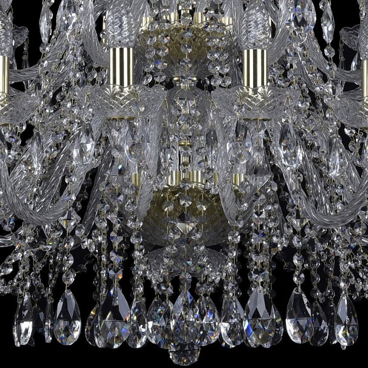 Подвесная люстра bohemia art classic 11.12 11.12.16+8+4.300.3d.xl-132.gd.sp
