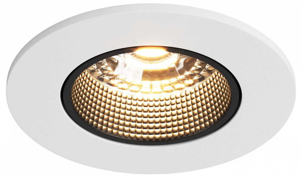 Встраиваемый светильник denkirs rodvig dk3061-wh+bk