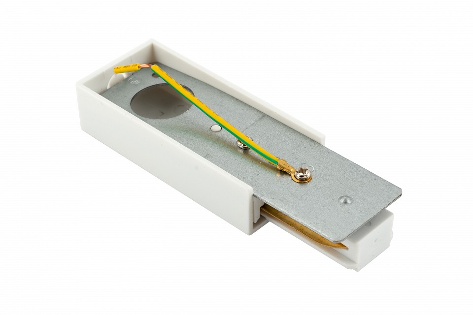 Токопровод концевой denkirs dk track white tr1100-wh